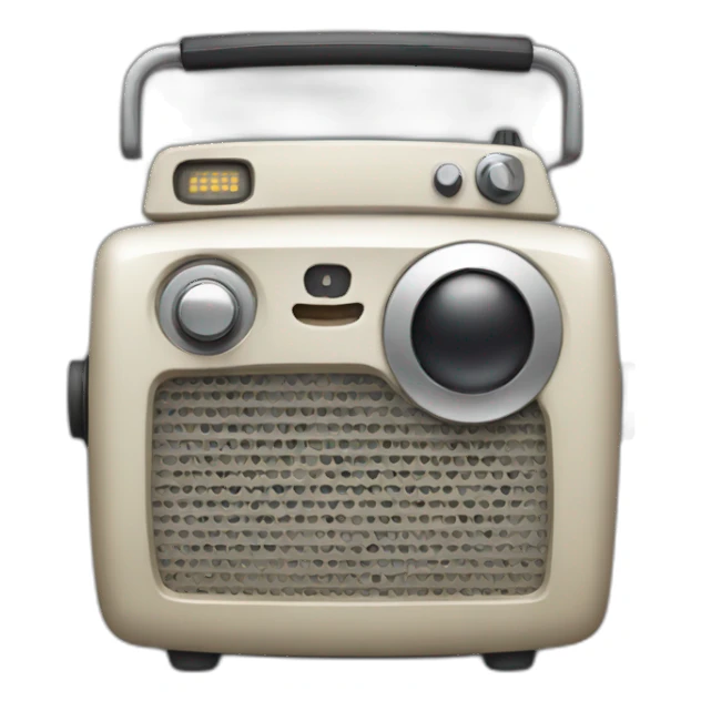 Radio-happy sticker