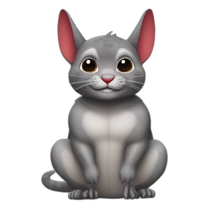 Chincilla spiderman sticker