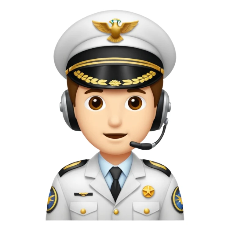 kulaklığı olan bir pilo sticker