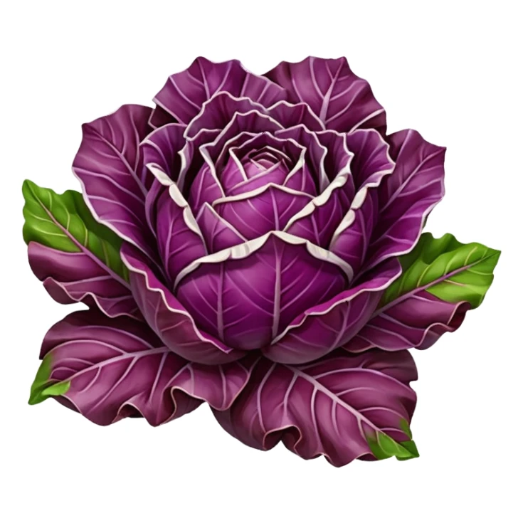 beautiful radichio only purple  sticker