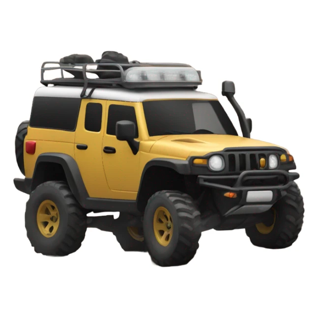 A robust vehicle climbing a trail sticker