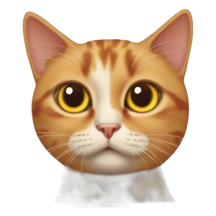 Chicken the cat sticker