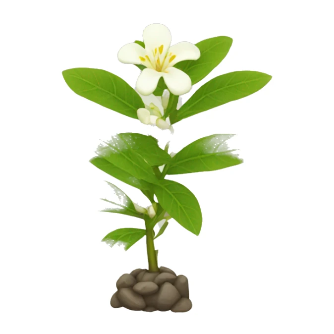 Chrysojasminum humile Plant sticker