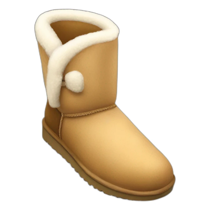 plateau short ugg shoe sticker