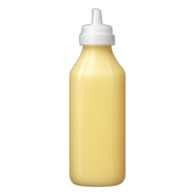 squeeze bottle of aioli sticker