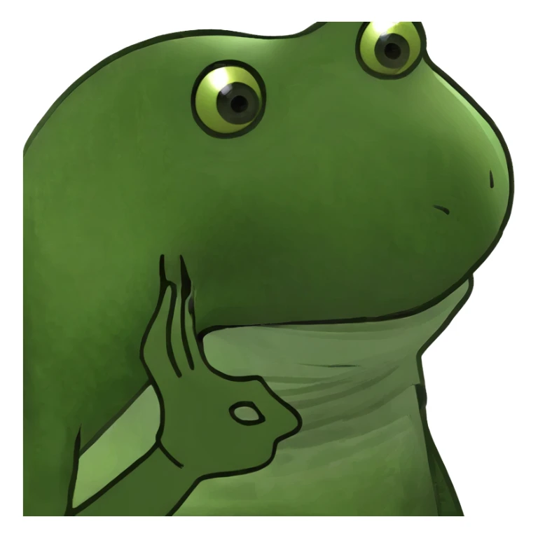 side eye scowl  sticker