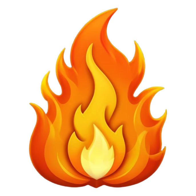 Zarza ardiendo sticker