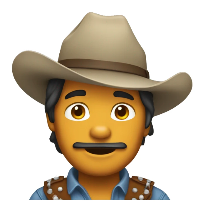 Un tigre vaquero sticker