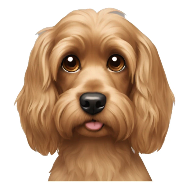 Yorkie/cocker spaniel mix sticker