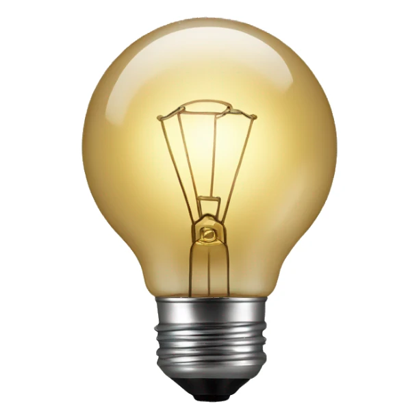 vintage round lightbulb g25 sticker