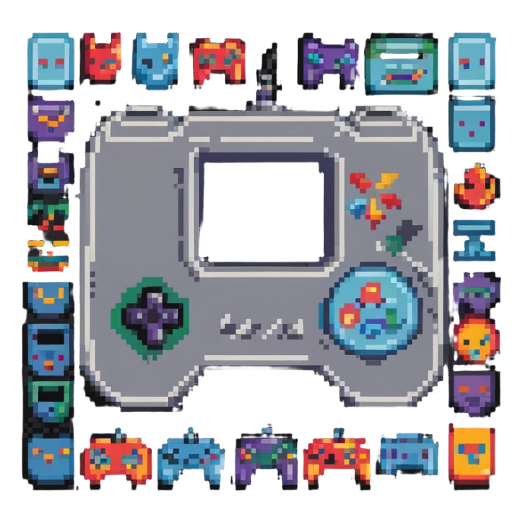 retro gaming t-shirt design sticker