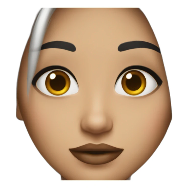 fille ultra maquillé sticker