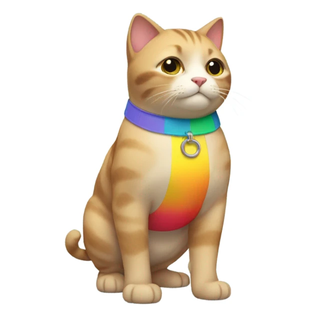 Cat wearing a Speedo  sticker