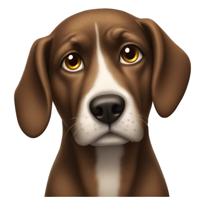 dog giving side eye sticker