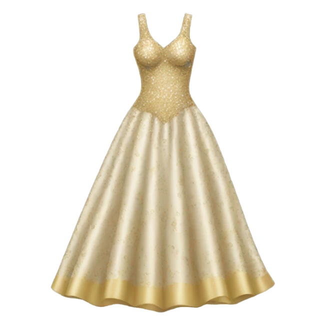 Hyper Realistic luxury dress sticker