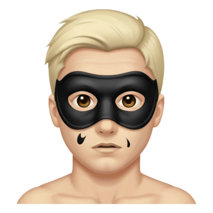 black eye masked guy sticker