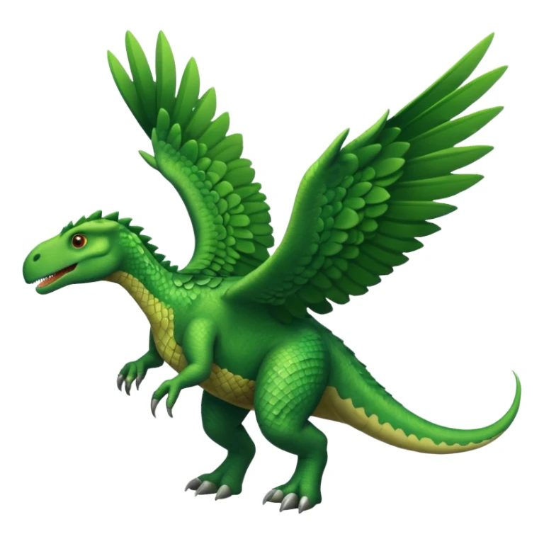 flying dinosaur sticker