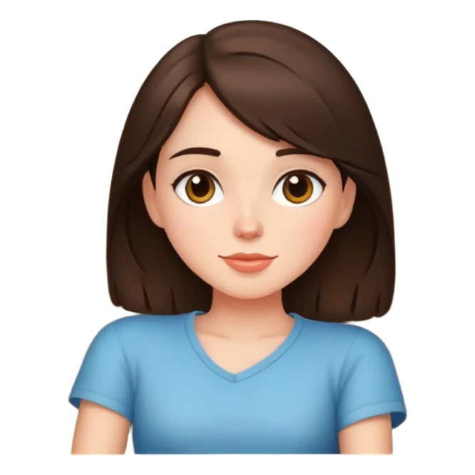 brunette girl relaxing on sofa sticker