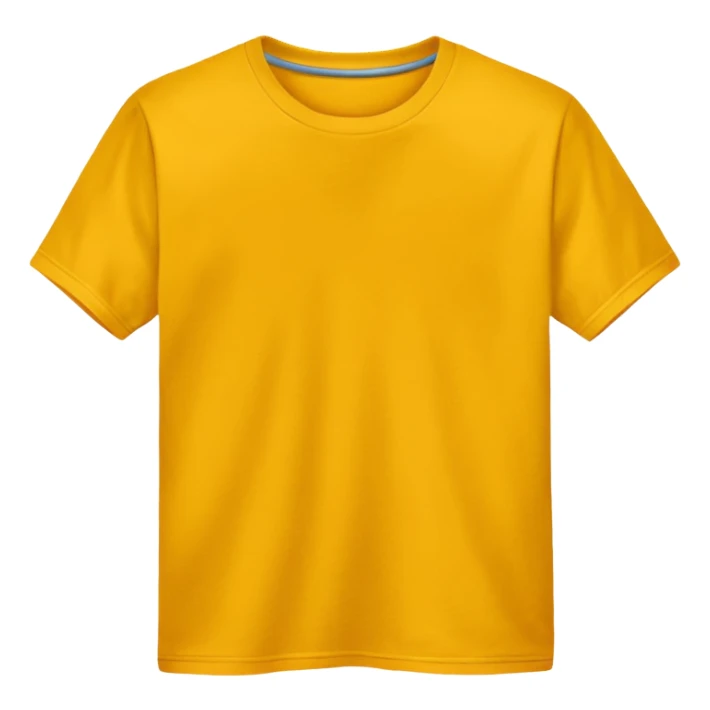 yellow T-shirt sticker