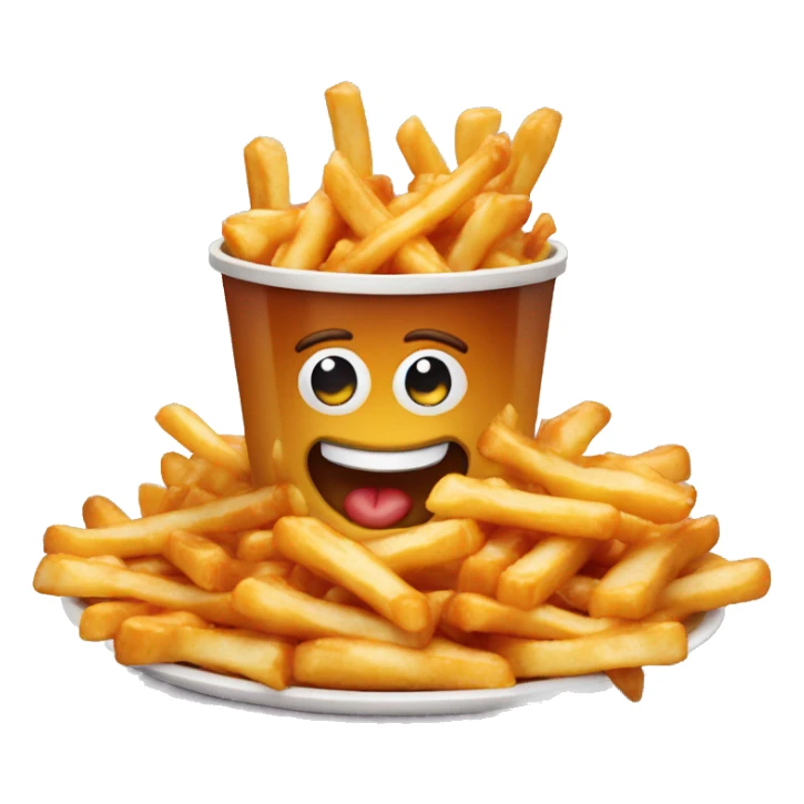 Poutine who eat poutine sticker