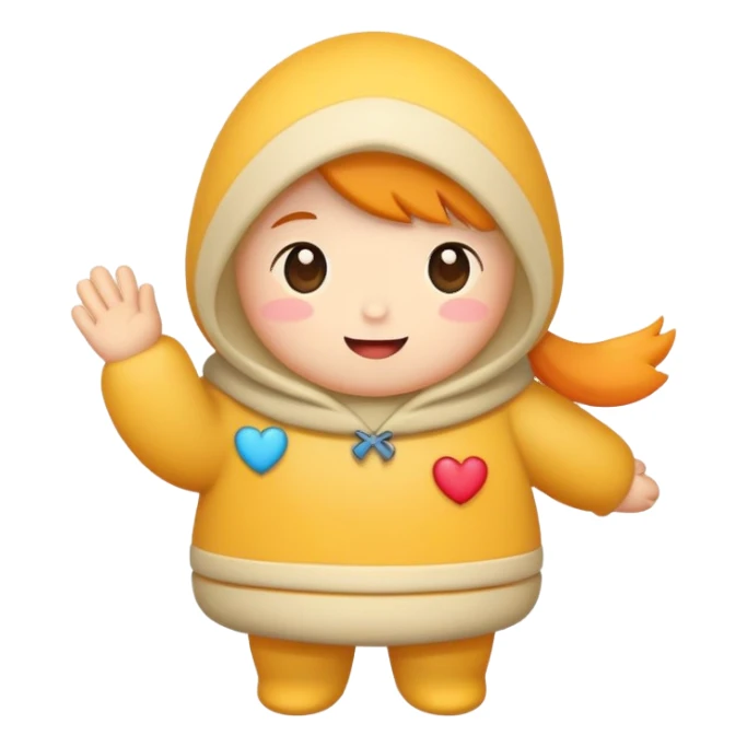 A cute character representing Komacom sticker