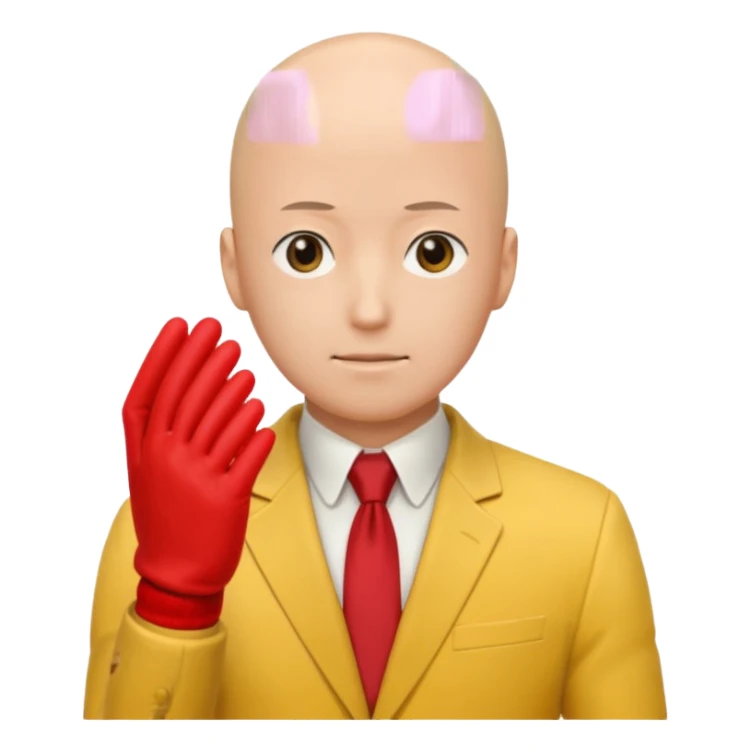 Generate saitama like from the anime sticker