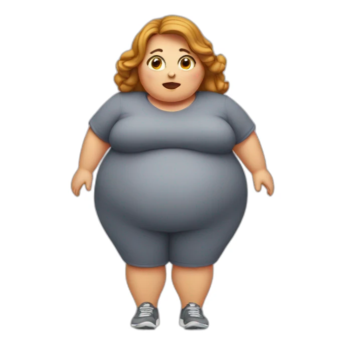 obese-woman sticker