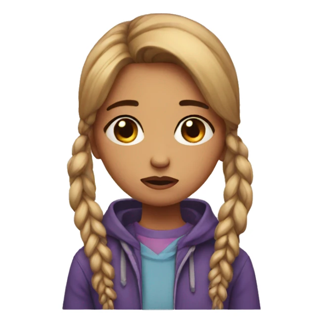 heartbroken girl sticker