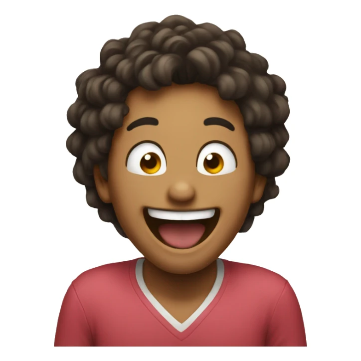 laughing heart sticker