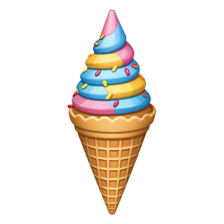 birthday cone sticker