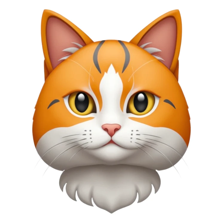 Kedi ve uçağın birleşimi sticker