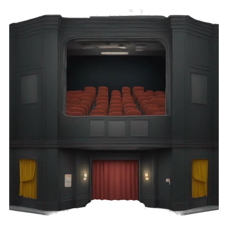 black box theatre sticker