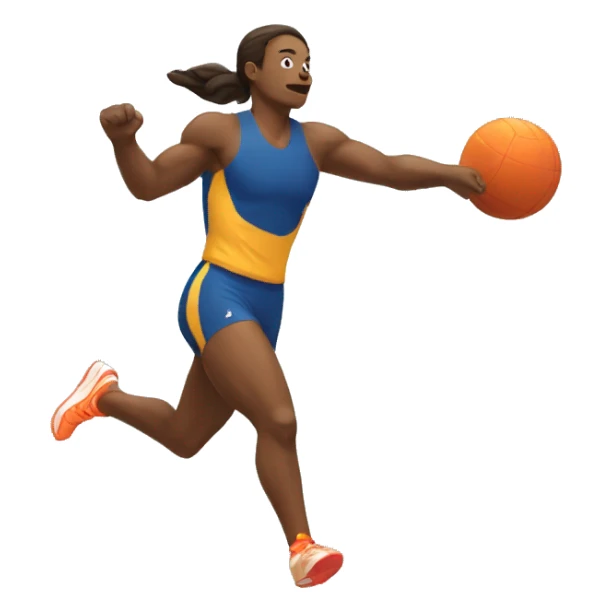 Track and field discus sticker