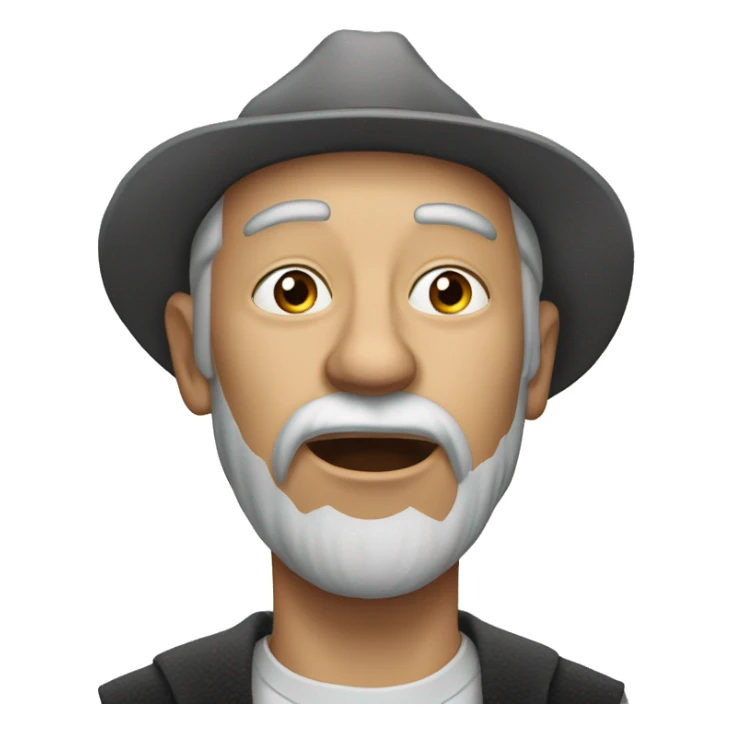 Трамп с шапкой зимой sticker