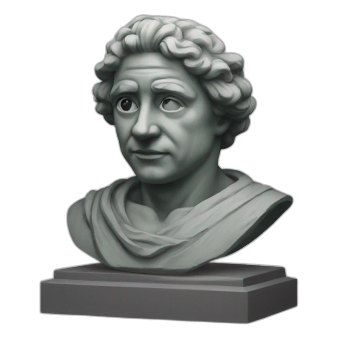 Old statue sticker