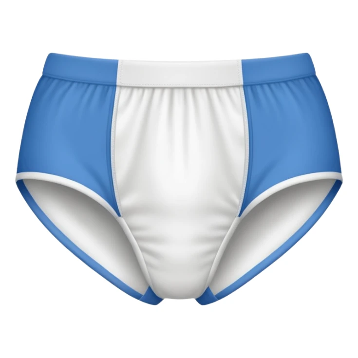 big white underwear sticker