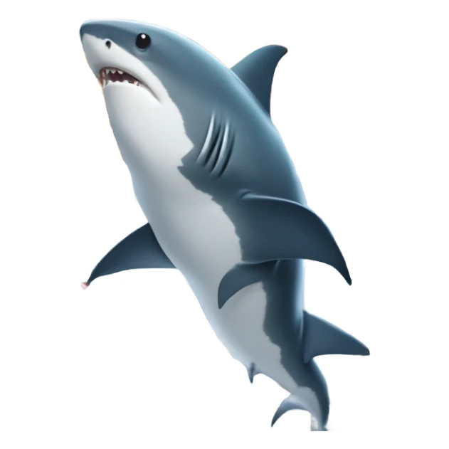 shark in fridge sticker