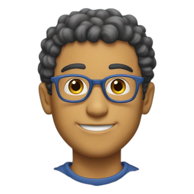 Millhouse Van Houtten nerd emoji sticker
