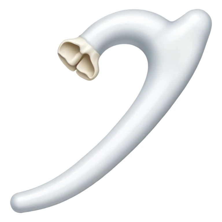 Human wish bone sticker