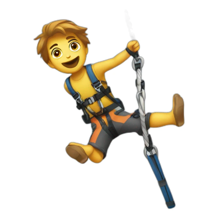 bungee jump sticker