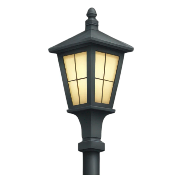 A whole street lamp sticker