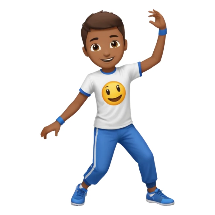 Boy dancing  sticker