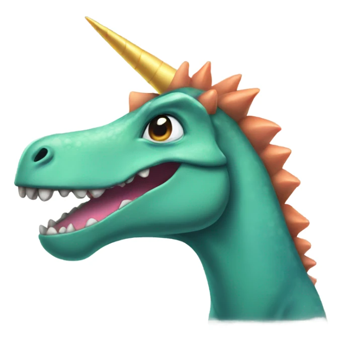Dinosaur unicorn  sticker