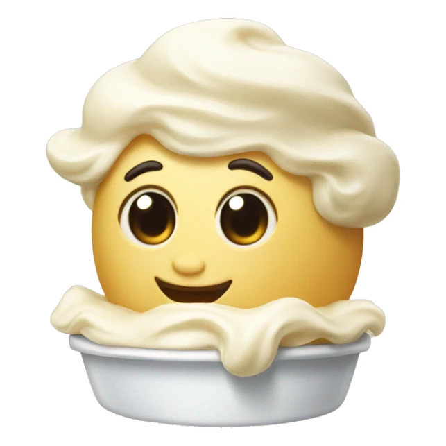 Vanilla cream sticker