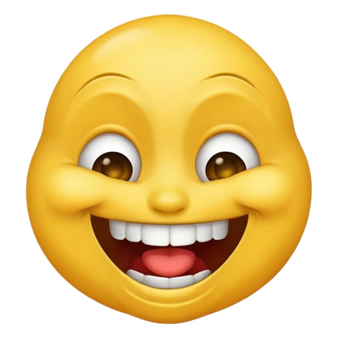 the worst laughing emoji ever sticker