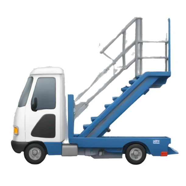ground crew stair truck sticker