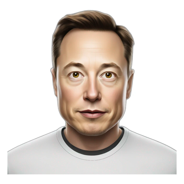 techno mechanus elon musk sticker