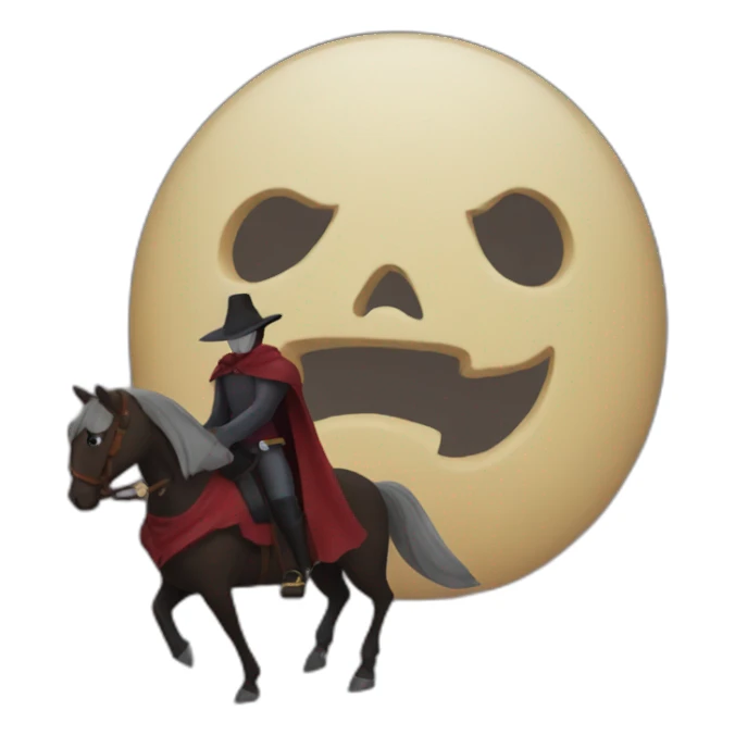 Headless horseman sticker