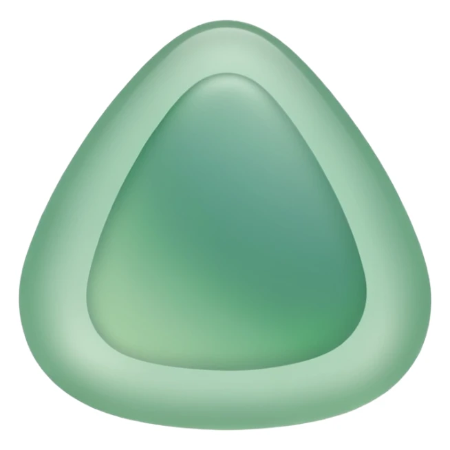 greenish sea glass sticker