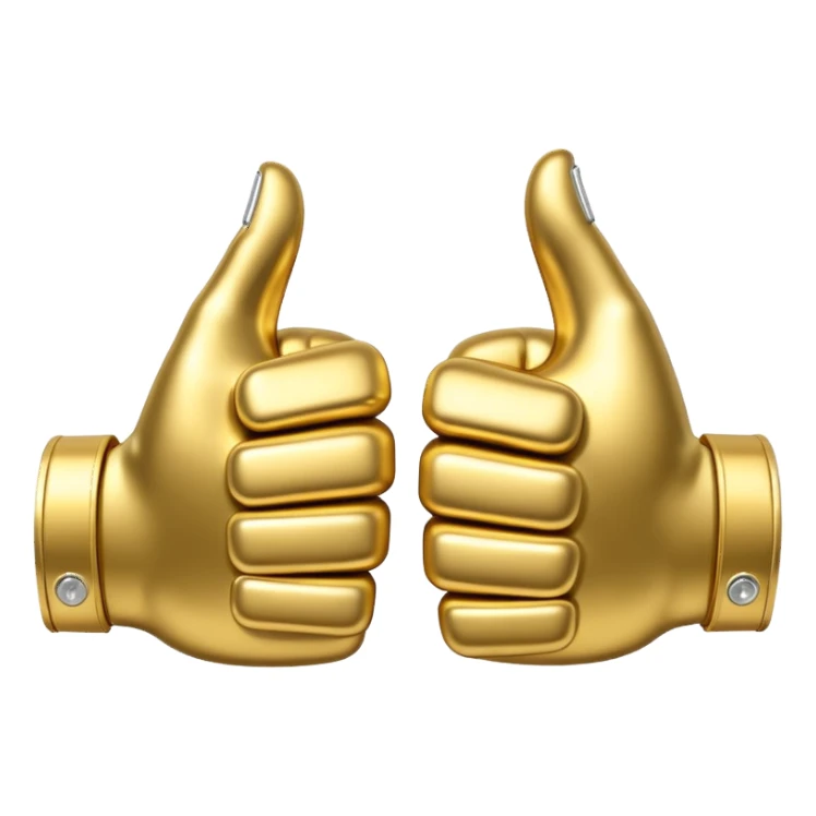 👍 and 👎 combined together sticker